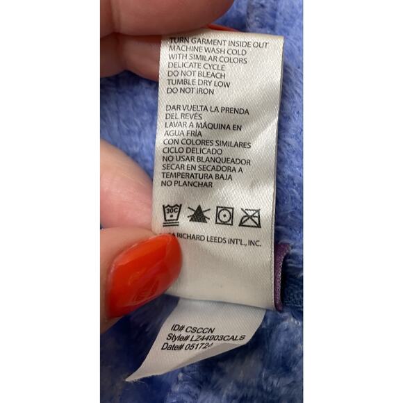 Disney Lilo & Stitch Pajama PJ Jumpsuit One Piece Sleepwar Adult XL Hood - Picture 8 of 9